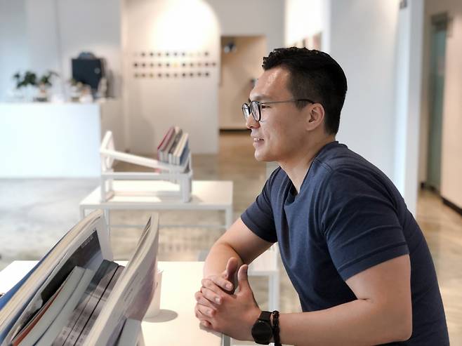 인터뷰 중인 정세호 대표© 뉴스1