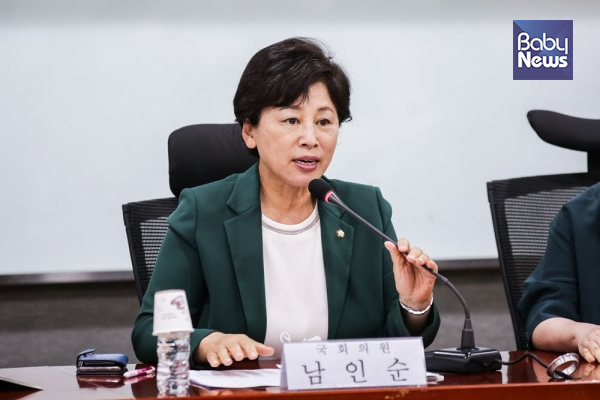 남인순 더불어민주당 국회의원(서울 송파병)은 '아동학대 방지 및 피해아동 보호를 위한 토론회'를 지난 6일 개최했다. 김재호 기자 ⓒ베이비뉴스