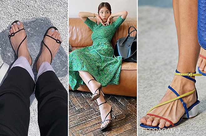 /사진=차정원, 기은세 인스타그램, 살바토레 페라가모