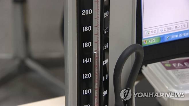 혈압계 [연합뉴스TV 캡처]