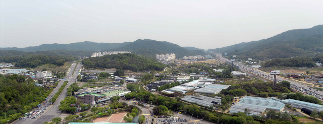 그린벨트 해제 유력 후보지 중 하나인 서울 서초구 내곡동 전경./서울경제DB