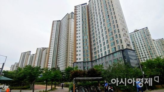 경기 김포시 운양동 일대 대단지 아파트. (사진=임온유 기자)