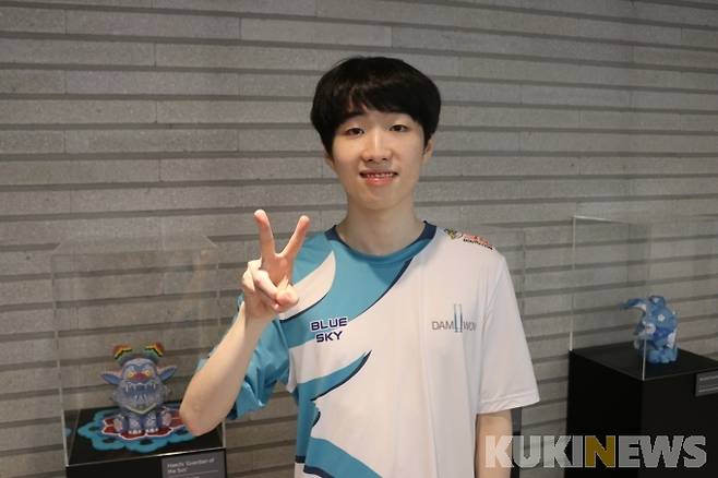 담원 게이밍의 원거리 딜러 '고스트' 장용준. 사진=강한결 기자