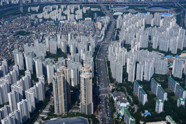 서울 송파구 잠실동 일대의 모습. [헤럴드경제DB]