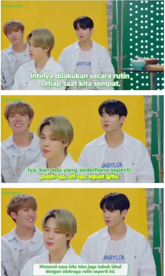 방탄소년단 정국 탄탄한 몸 유지 비결 "꾸준히 맨몸 운동"