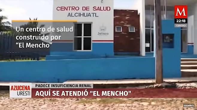 엘멘초를 위한 병원 [멕시코 밀레니오TV 화면 캡처]