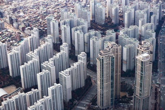 송파구의 아파트 단지 전경(기사와 직접적 연관 없음)[연합]