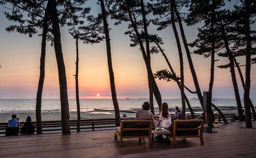 아일랜드 리솜 일몰&nbsp; &nbsp;호반호텔&리조트 제공