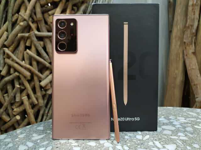 갤럭시노트20 울트라 미스틱 브론즈. (사진=지디넷코리아)