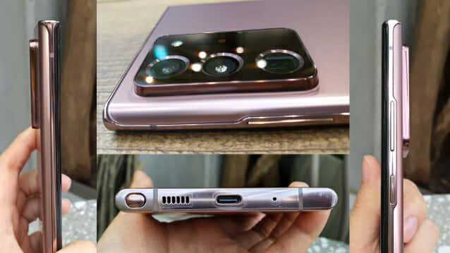 갤럭시노트20 울트라. (사진=지디넷코리아)