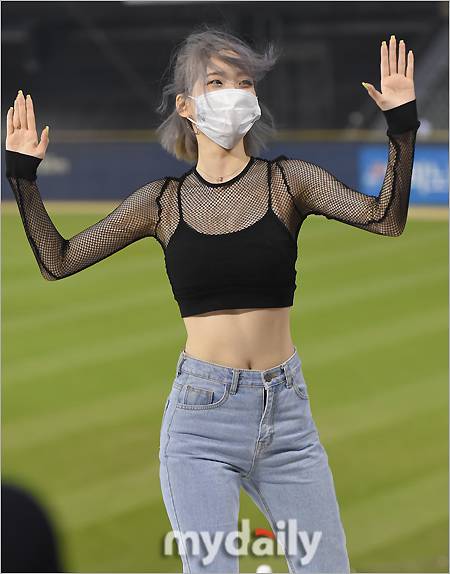 ▲ 치어리더 서현숙 '바람에 날아갈 듯'