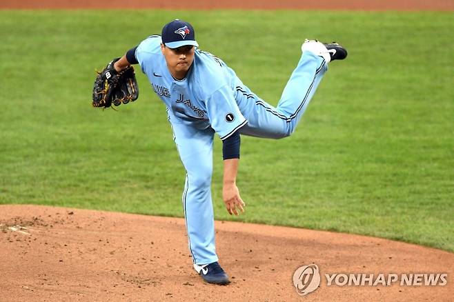 역투하는 류현진 [AFP=연합뉴스]