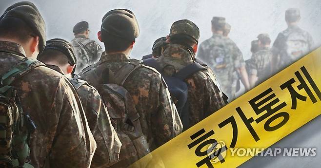 국군 휴가 통제 (PG) [김토일 제작] 사진합성·일러스트
