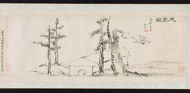 추가 김정희의 '세한도' [국립중앙박물관 제공. 재판매 및 DB 금지]