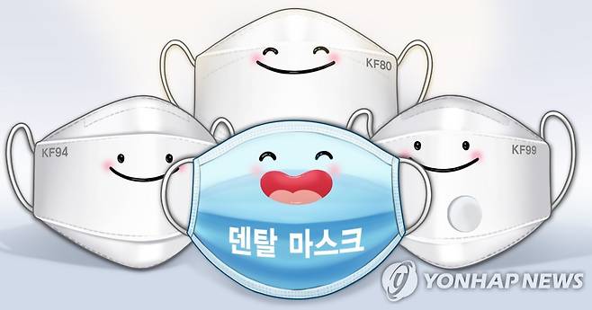 코로나19 장기화와 감염 예방 마스크 (PG) [김민아 제작] 일러스트