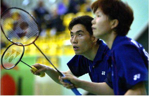 세계최강 듀오 배드민턴 혼합복식 김동문-라경민의 선수 시절. 연합뉴스