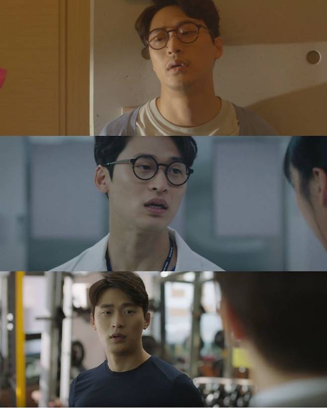 위쪽부터 드라마스페셜 '나의 흑역사 오답노트' 최진상 역, '흉부외과' 문승재 역, '평일 오후 세시의 연인' 강철 역을 연기한 오동민 (사진=각 드라마 캡처)