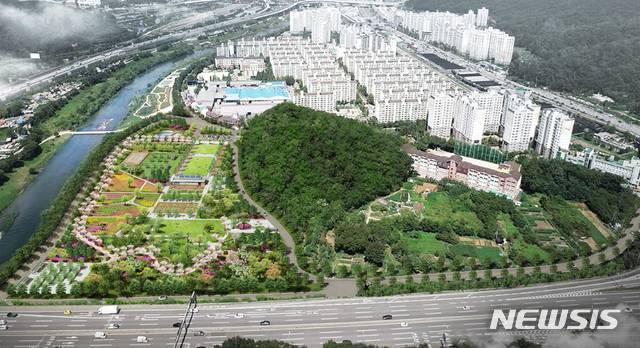 [안양=뉴시스] 박석희 기자 = 연현마을 시민공원 조성 조감도.