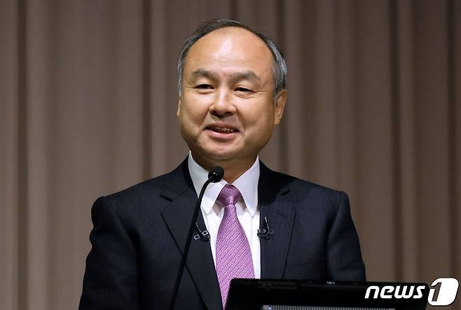 소프트뱅크의 손정의(일본명:마사요시 손)회장 © AFP=뉴스1