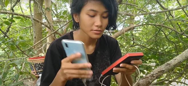 온라인 시험을 치르기 위해 자신의 오지 고향에서 24시간 나무 위에서 생활했던 말레이시아 대학생 베베오나 모시빈