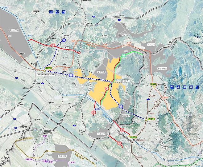 △창릉신도시 교통 계획, 고양선 [이미지 = 3기 신도시 공식 홈페이지]