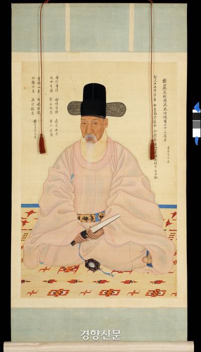 명재상 채제공 초상화. 젊은이들에게 봉변을 당한 이후인 73살 때의 모습이다.|수원화성박물관 소장