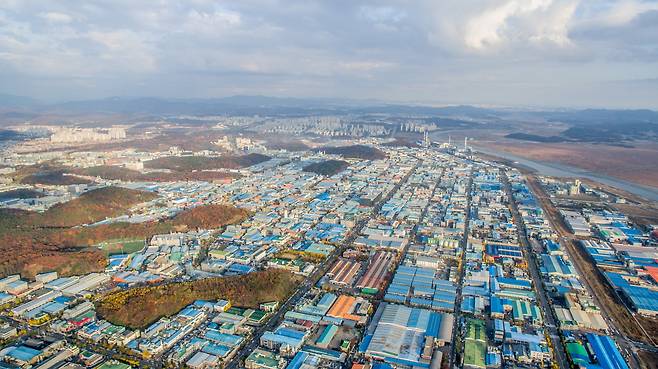반월·시화 국가산업단지 전경.  안산시 제공