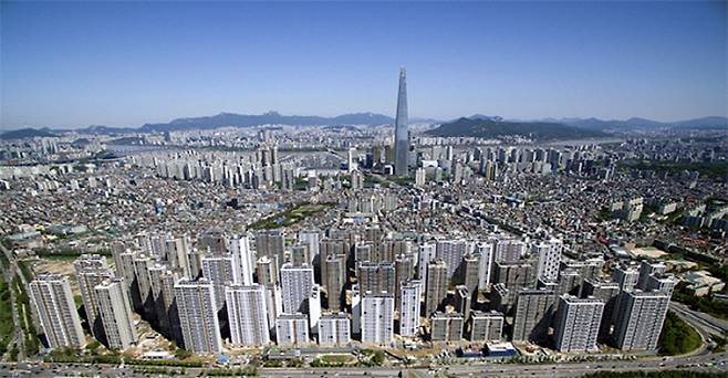 서울 강남권 아파트 단지 전경 [매경DB]