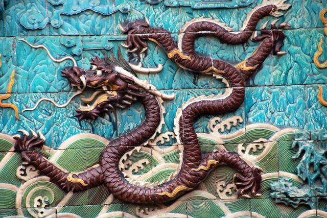 자금성 구룡벽의 용 발가락은 다섯 개. ⓒ최종명