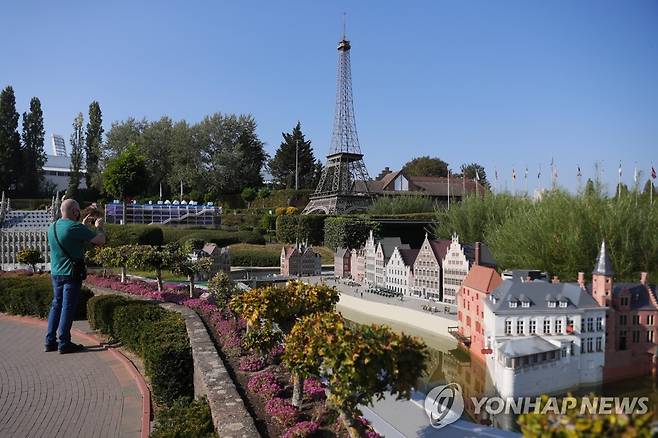 지난 22일(현지시간) 벨기에 브뤼셀에 있는 테마파크 '미니유럽' [신화=연합뉴스]