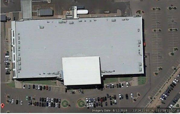 2019년 8월 구글 어스를 통해 본 애리조나주 피닉스 니콜라 본사.