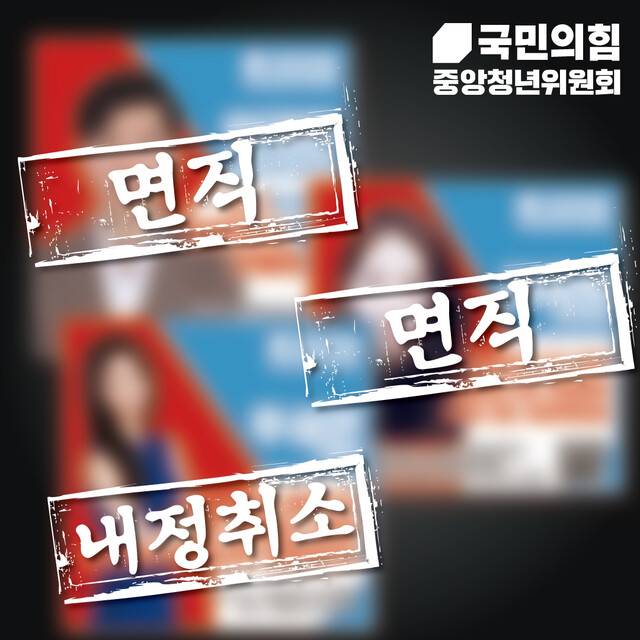 국민의힘 중앙청년위원회 페이스북 갈무리