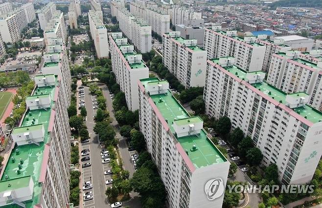 대전시 서구 둔산동 아파트 단지 모습 [연합뉴스 자료사진]