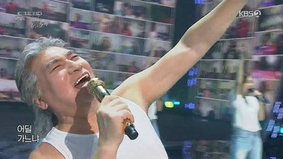 지난달 30일 방송된 KBS 한가위 대기획 '대한민국 어게인 나훈아'. [KBS 캡처]