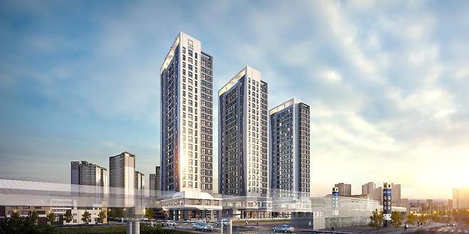 <'센텀 센트레빌 플래비뉴' 투시도>