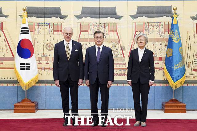 볼프강 앙거홀처 주한 오스트리아대사. /청와대 제공