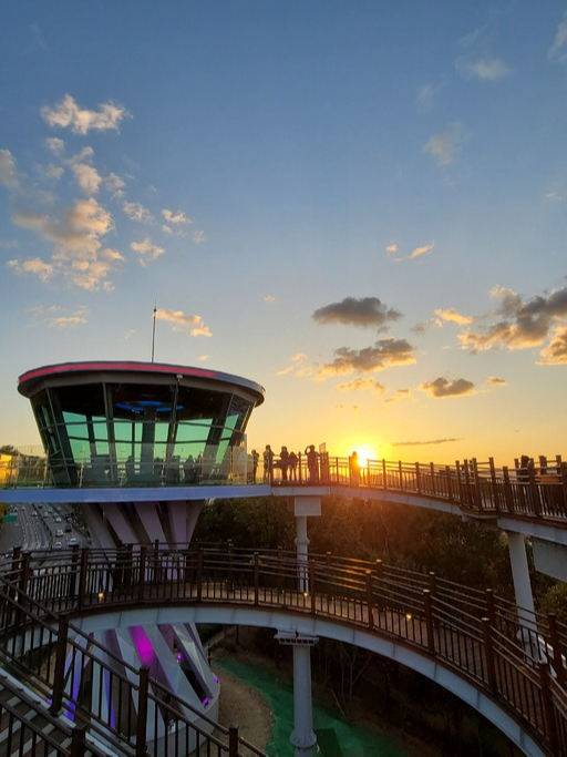 앞산해넘이전망대 일몰