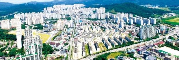 수도권 광역급행철도(GTX)-C노선 건립을 계기로 재개발 사업이 일제히 속도를 내고 있는 의정부시 일대.  /한경DB