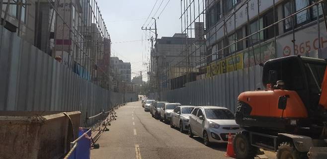 광명동 재개발 철거 구역/사진=조한송 기자