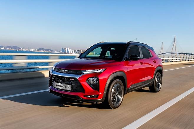 쉐보레 트레일블레이저는 다목적형으로 인증받았다. /사진제공=한국지엠