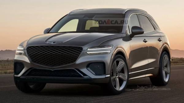 제네시스 'GV70' 예상도 (출처 ː KOAECA.RU)