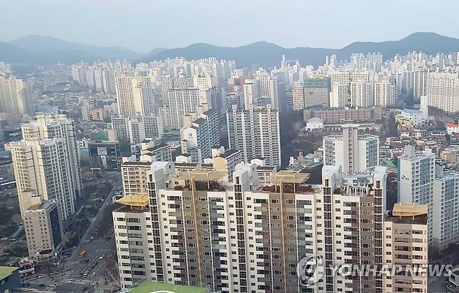 부산 해운대 지역 아파트 단지 [연합뉴스 자료사진]