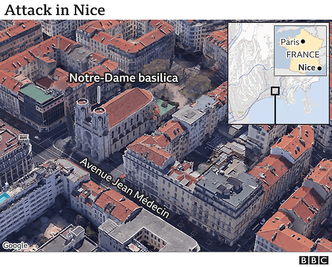 니스 테러 장소