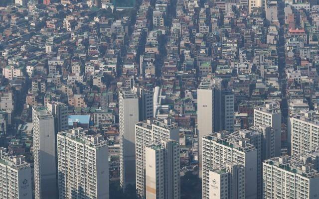 2020년 10월 서울 송파구 롯데월드타워에서 내려다 본 서울 도심 전경 /고운호 기자