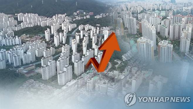 집값 상승 (CG) [연합뉴스TV 제공]