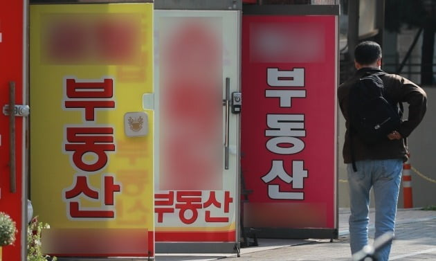 서울 송파구의 한 공인중개사무소 밀집 지역. /뉴스1