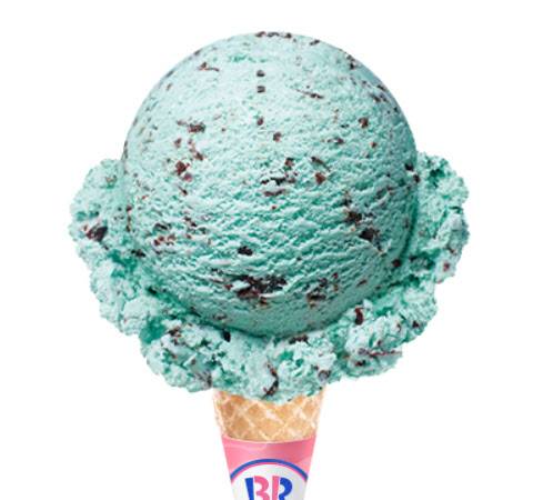배스킨라빈스 민트초코맛(사진=배스킨라빈스 공식 홈페이지)