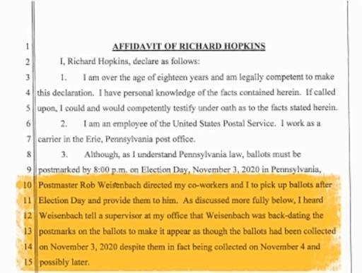 리처드 홉킨스 진술서