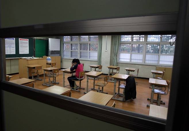 2010학년도 수능. 신종플루 의심환자 분리 시험실 양영석 기자