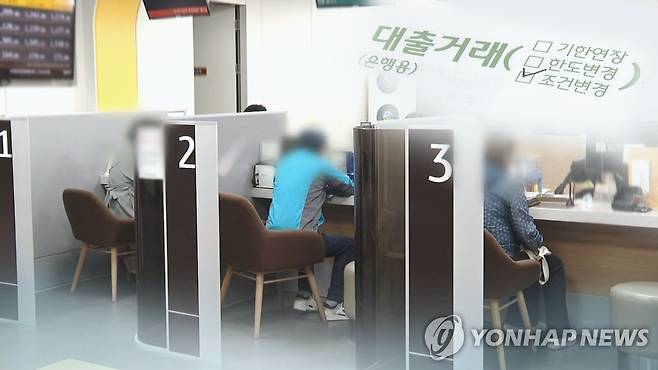 은행 대출 (CG) [연합뉴스TV 제공]